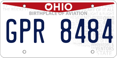 OH license plate GPR8484