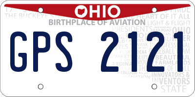 OH license plate GPS2121