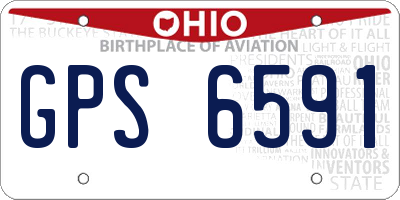 OH license plate GPS6591