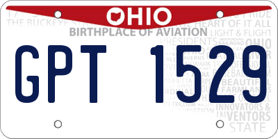 OH license plate GPT1529