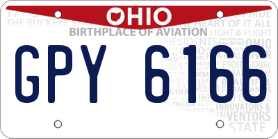 OH license plate GPY6166