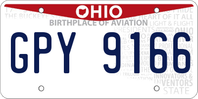 OH license plate GPY9166