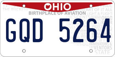 OH license plate GQD5264