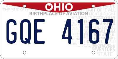 OH license plate GQE4167
