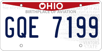 OH license plate GQE7199