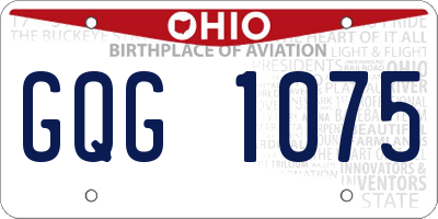 OH license plate GQG1075