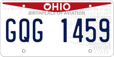 OH license plate GQG1459