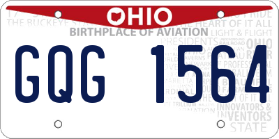 OH license plate GQG1564