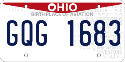 OH license plate GQG1683