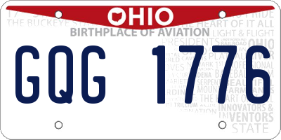 OH license plate GQG1776