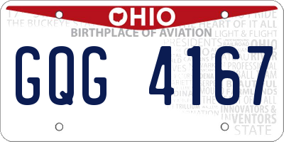 OH license plate GQG4167