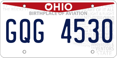 OH license plate GQG4530