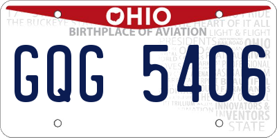 OH license plate GQG5406