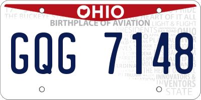OH license plate GQG7148