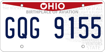 OH license plate GQG9155