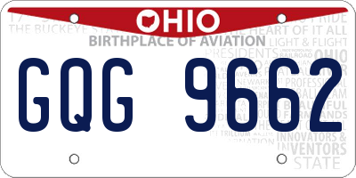 OH license plate GQG9662