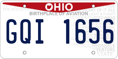 OH license plate GQI1656