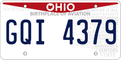 OH license plate GQI4379