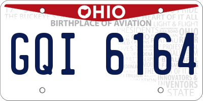 OH license plate GQI6164