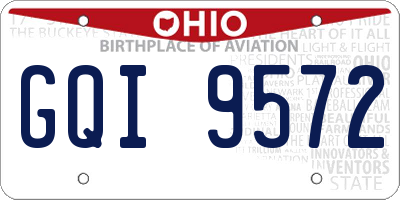 OH license plate GQI9572