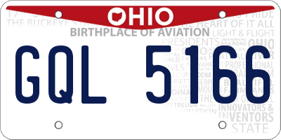 OH license plate GQL5166