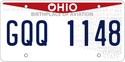 OH license plate GQQ1148