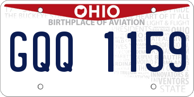 OH license plate GQQ1159