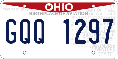 OH license plate GQQ1297