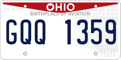 OH license plate GQQ1359