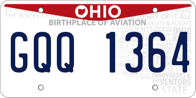 OH license plate GQQ1364