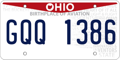OH license plate GQQ1386