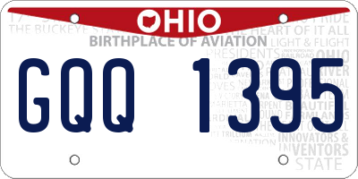 OH license plate GQQ1395