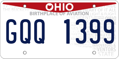 OH license plate GQQ1399