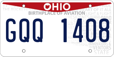 OH license plate GQQ1408