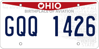 OH license plate GQQ1426