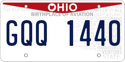 OH license plate GQQ1440