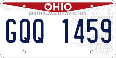 OH license plate GQQ1459