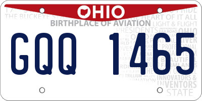 OH license plate GQQ1465