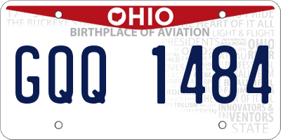 OH license plate GQQ1484