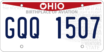 OH license plate GQQ1507