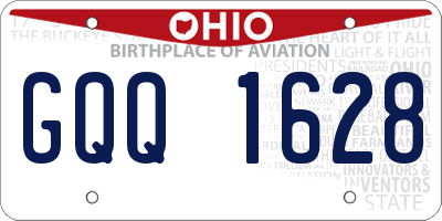 OH license plate GQQ1628