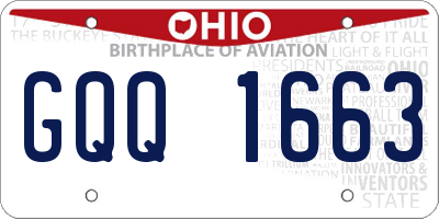 OH license plate GQQ1663