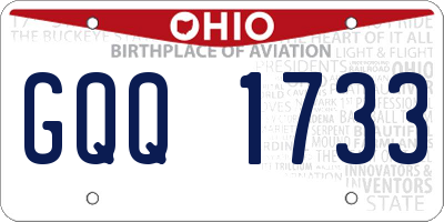 OH license plate GQQ1733