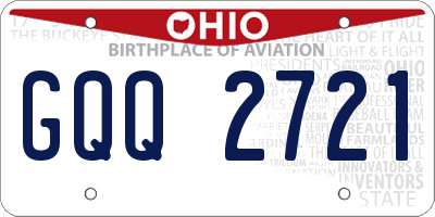 OH license plate GQQ2721