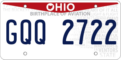 OH license plate GQQ2722