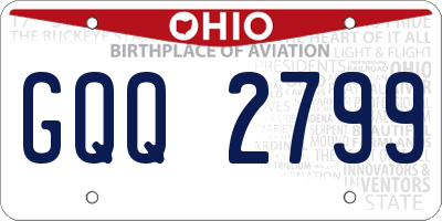 OH license plate GQQ2799