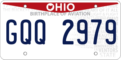 OH license plate GQQ2979