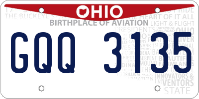 OH license plate GQQ3135