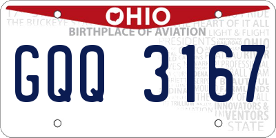OH license plate GQQ3167