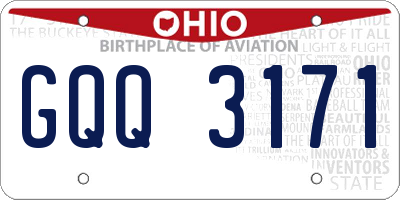 OH license plate GQQ3171